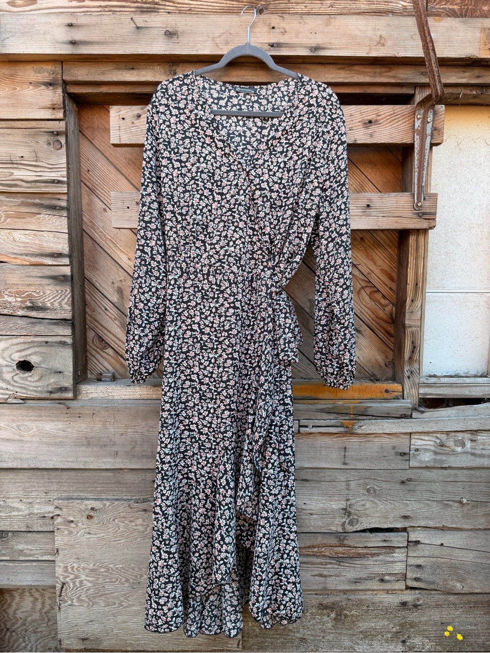 PrettyGarden True Wrap Ruffle Maxi